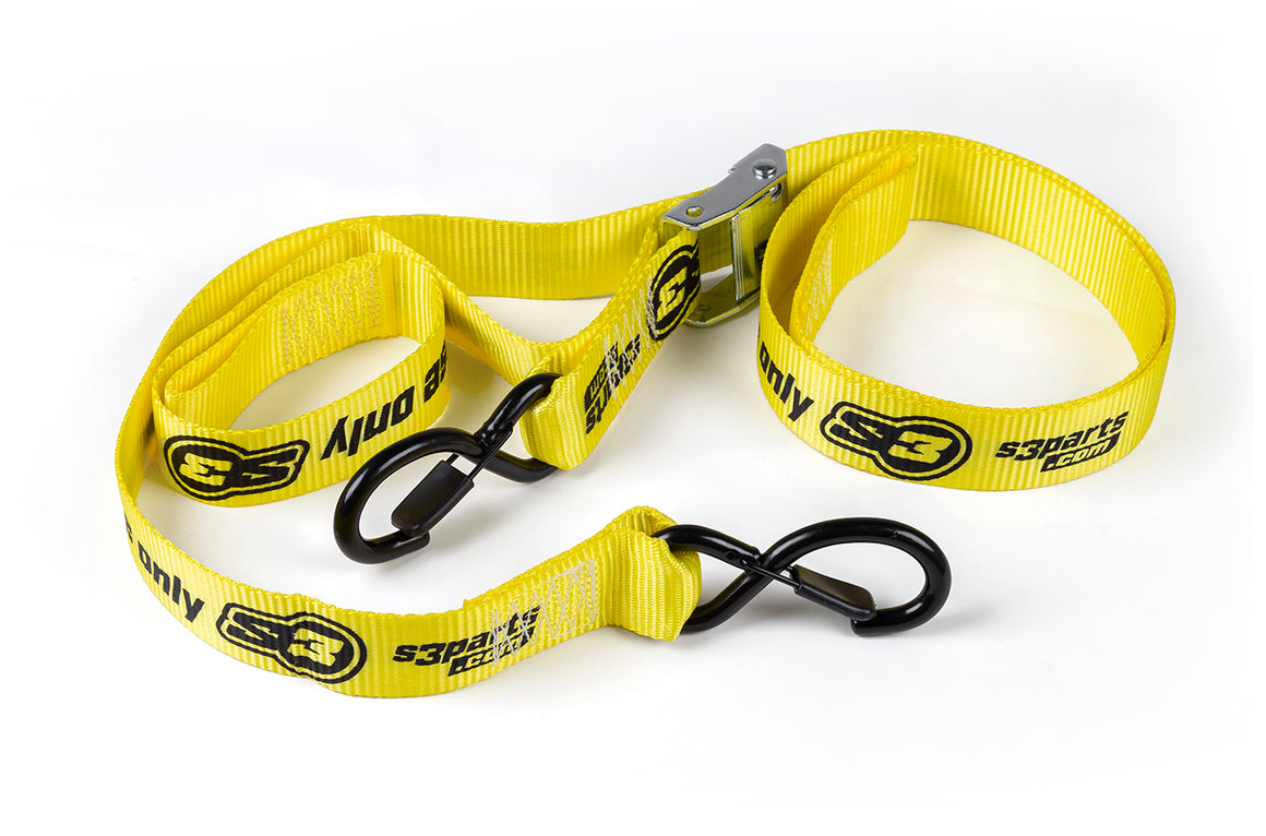 S3 Parts TIE DOWN MOTORBIKE S3 YELLOW ( 1 UNIT)