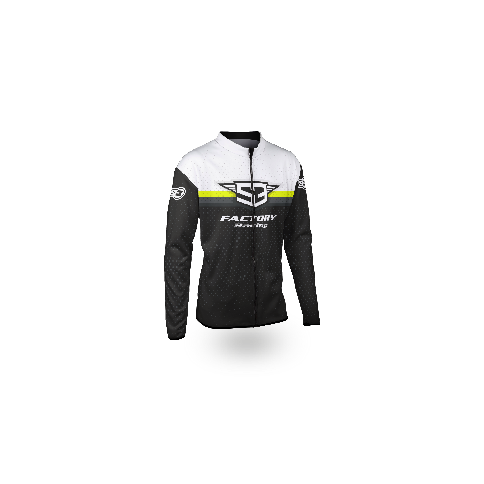 S3 Zwart-Fluor Racing Trial Collectie - Jas