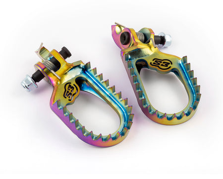 S3 Parts TITANIUM S3 FOOTPEGS TRIUMPH MX
