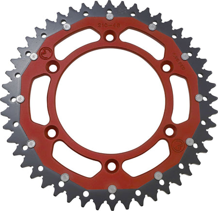 MOOSE Racing achtertandwiel staal rood | Femon Parts