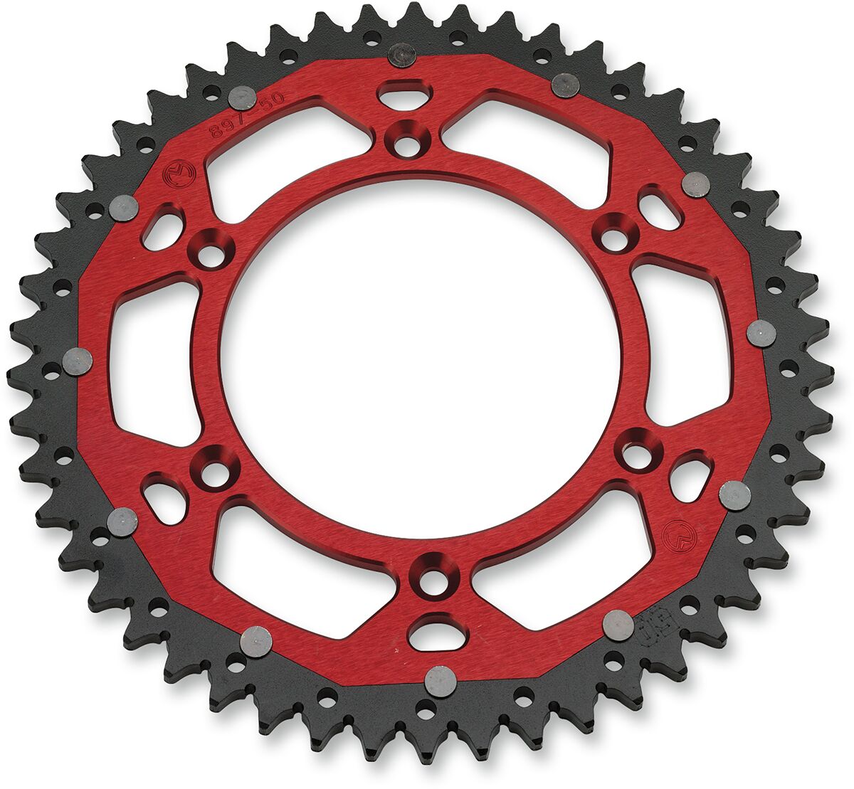 MOOSE Racing achtertandwiel staal rood | Femon Parts