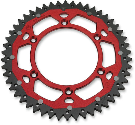 MOOSE Racing achtertandwiel staal rood | Femon Parts