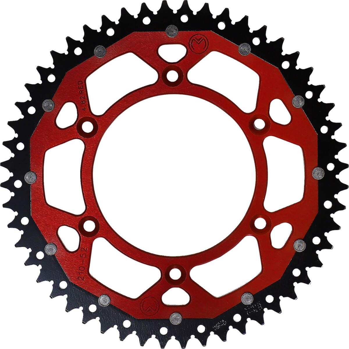 MOOSE Racing achtertandwiel staal rood | Femon Parts
