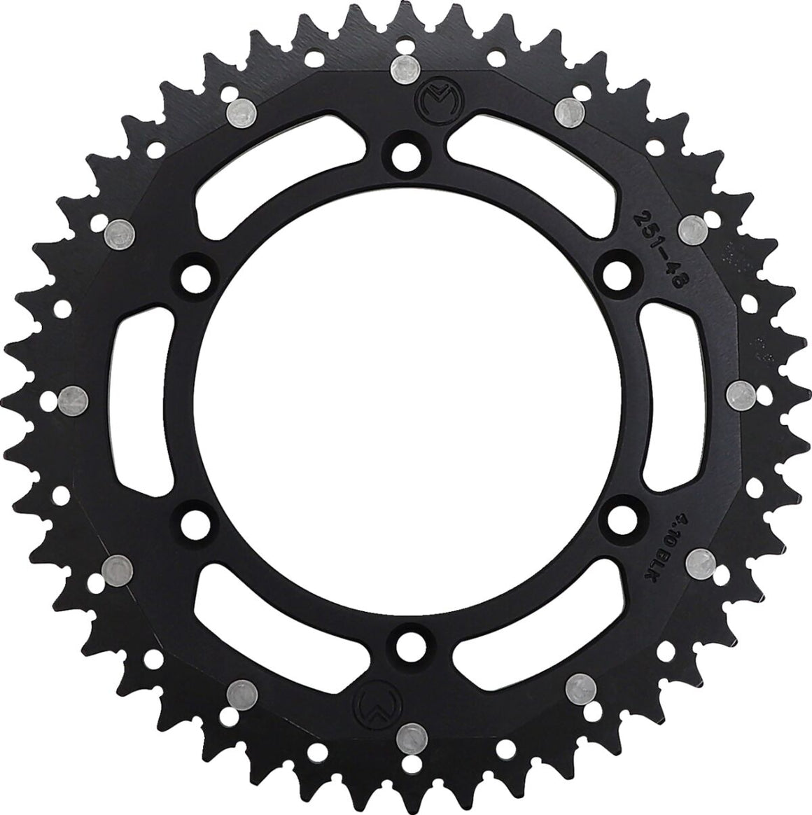 MOOSE Racing achtertandwiel staal zwart | Femon Parts