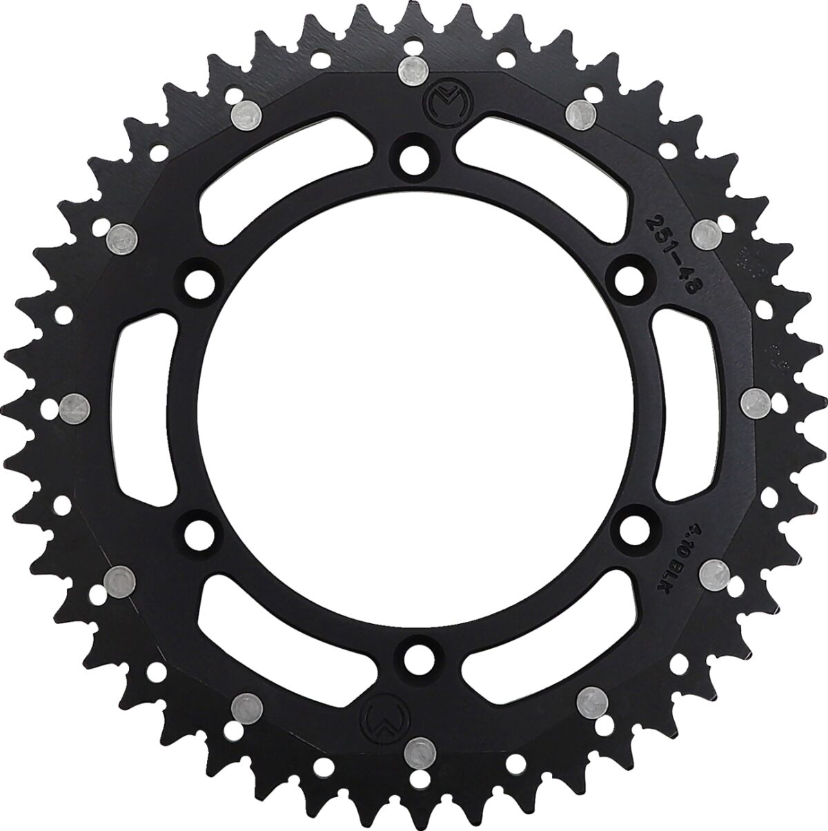 MOOSE Racing achtertandwiel staal zwart | Femon Parts
