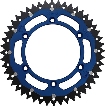 MOOSE Racing achtertandwiel staal blauw - Yamaha WR-250 F / WR-450 F e.a. (2000-2026) | Femon Parts