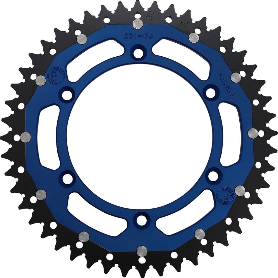 MOOSE Racing achtertandwiel staal blauw - Yamaha WR-250 F / WR-450 F e.a. (2000-2026) | Femon Parts