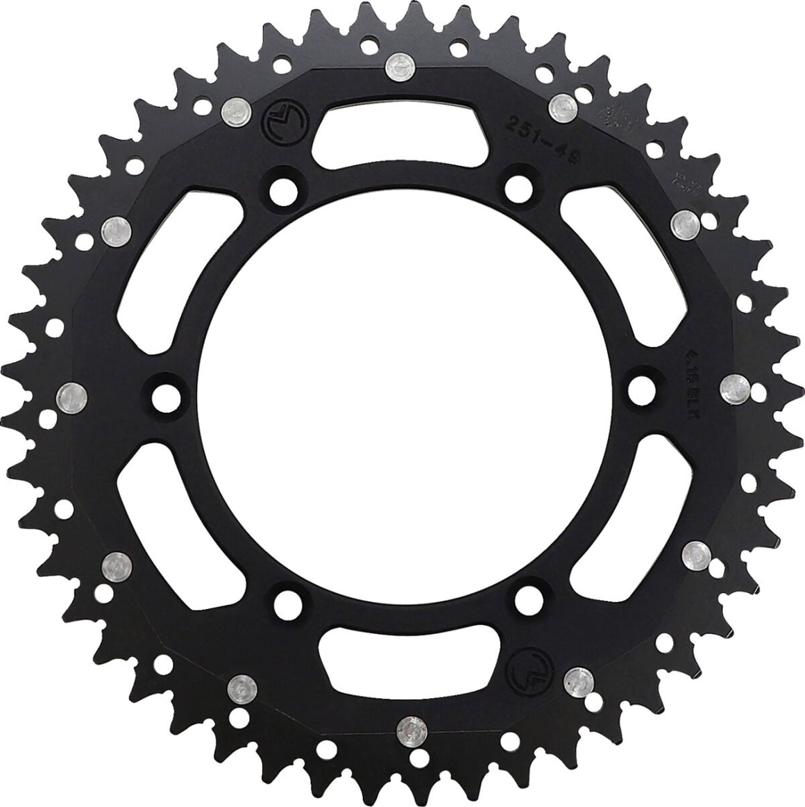MOOSE Racing achtertandwiel staal zwart | Femon Parts
