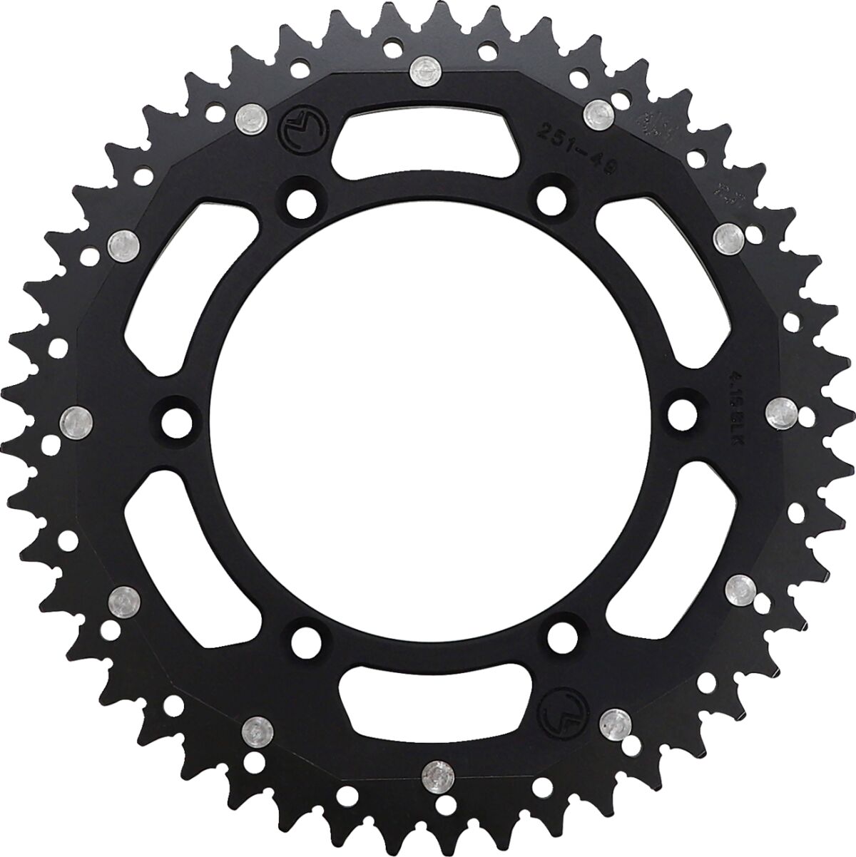 MOOSE Racing achtertandwiel staal zwart | Femon Parts
