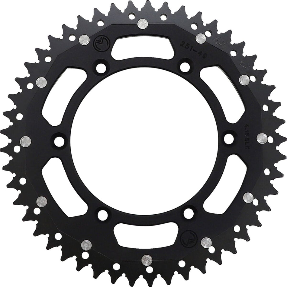 MOOSE Racing achtertandwiel staal zwart | Femon Parts