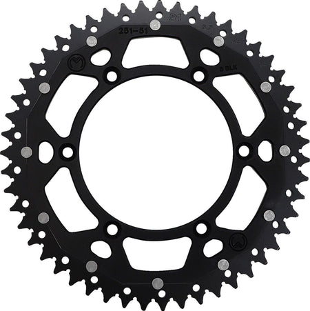 MOOSE Racing achtertandwiel staal zwart | Femon Parts