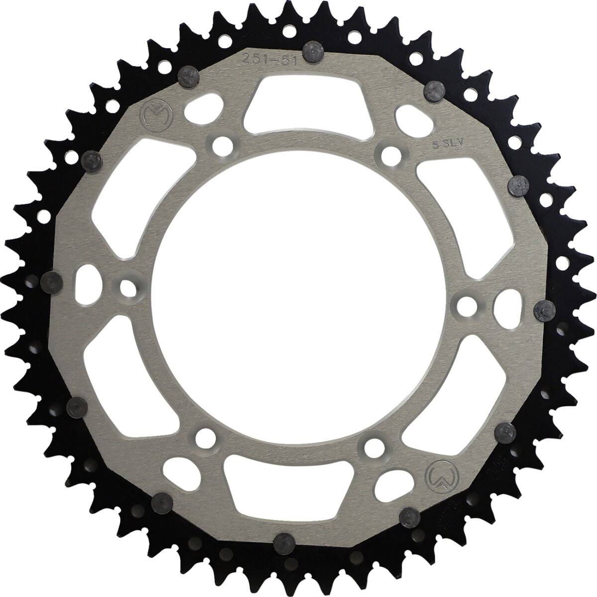 MOOSE Racing achtertandwiel staal zilver - Yamaha WR-250 F / WR-450 F e.a. (2000-2021) | Femon Parts