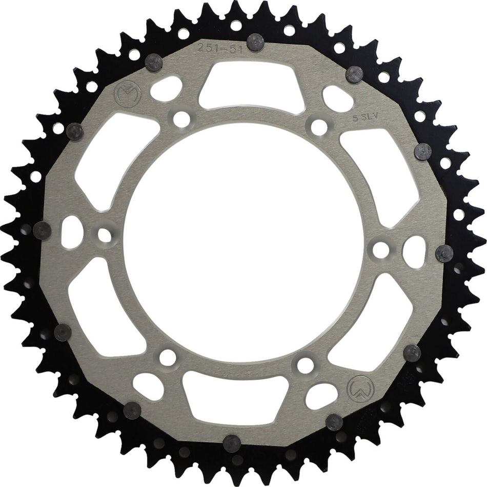 MOOSE Racing achtertandwiel staal zilver - Yamaha WR-250 F / WR-450 F e.a. (2000-2021) | Femon Parts