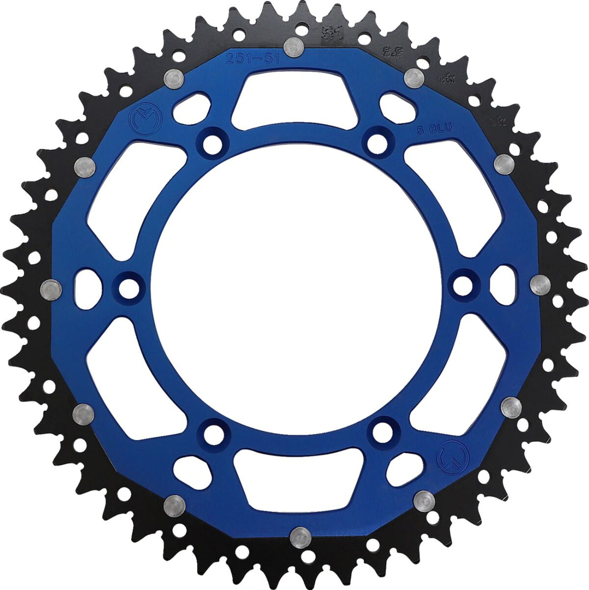 MOOSE Racing achtertandwiel staal blauw - Yamaha WR-250 F / WR-450 F e.a. (2000-2021) | Femon Parts