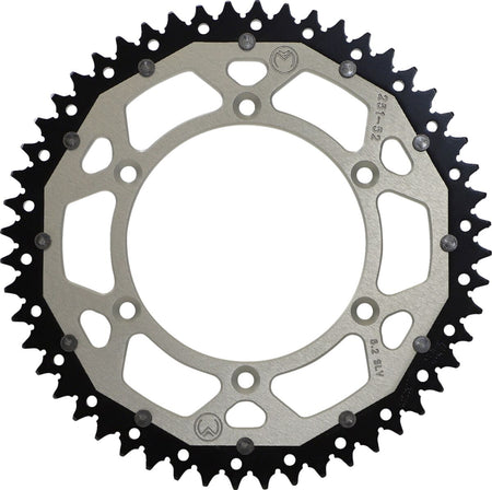 MOOSE Racing achtertandwiel staal zilver | Femon Parts