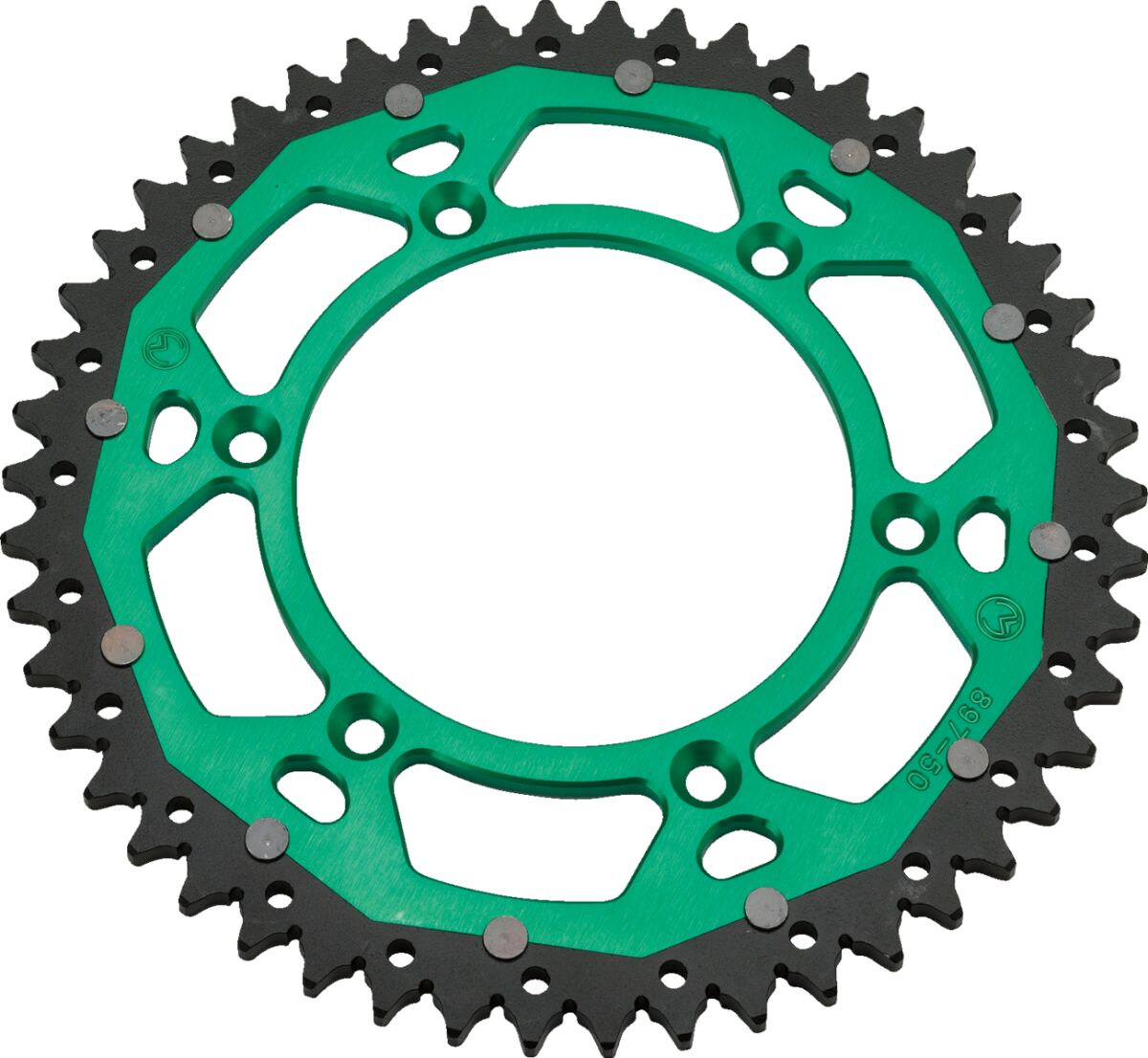 MOOSE Racing achtertandwiel staal groen - Kawasaki (1979-2024) | Femon Parts