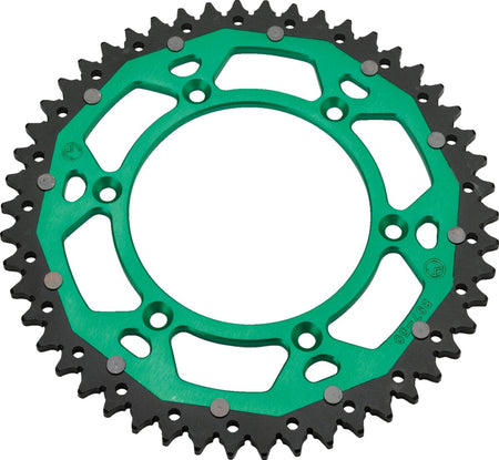MOOSE Racing achtertandwiel staal groen - Kawasaki (1979-2024) | Femon Parts