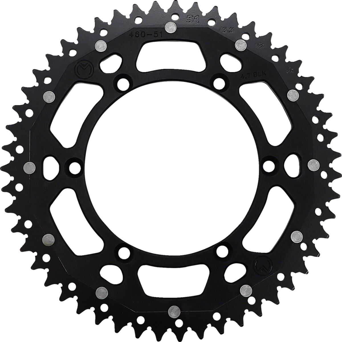MOOSE Racing achtertandwiel staal zwart | Femon Parts