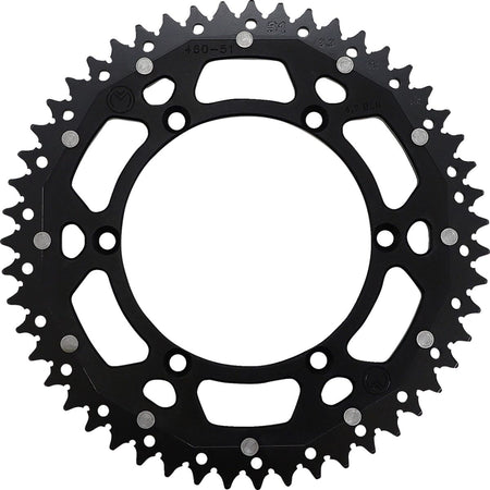 MOOSE Racing achtertandwiel staal zwart | Femon Parts