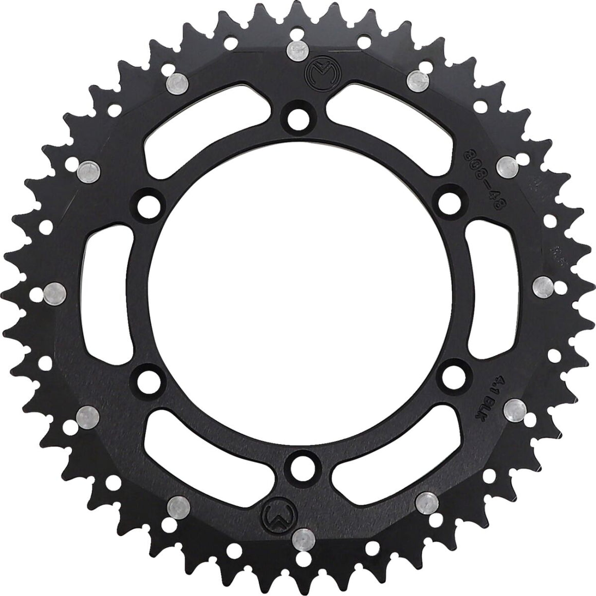MOOSE Racing achtertandwiel staal zwart | Femon Parts