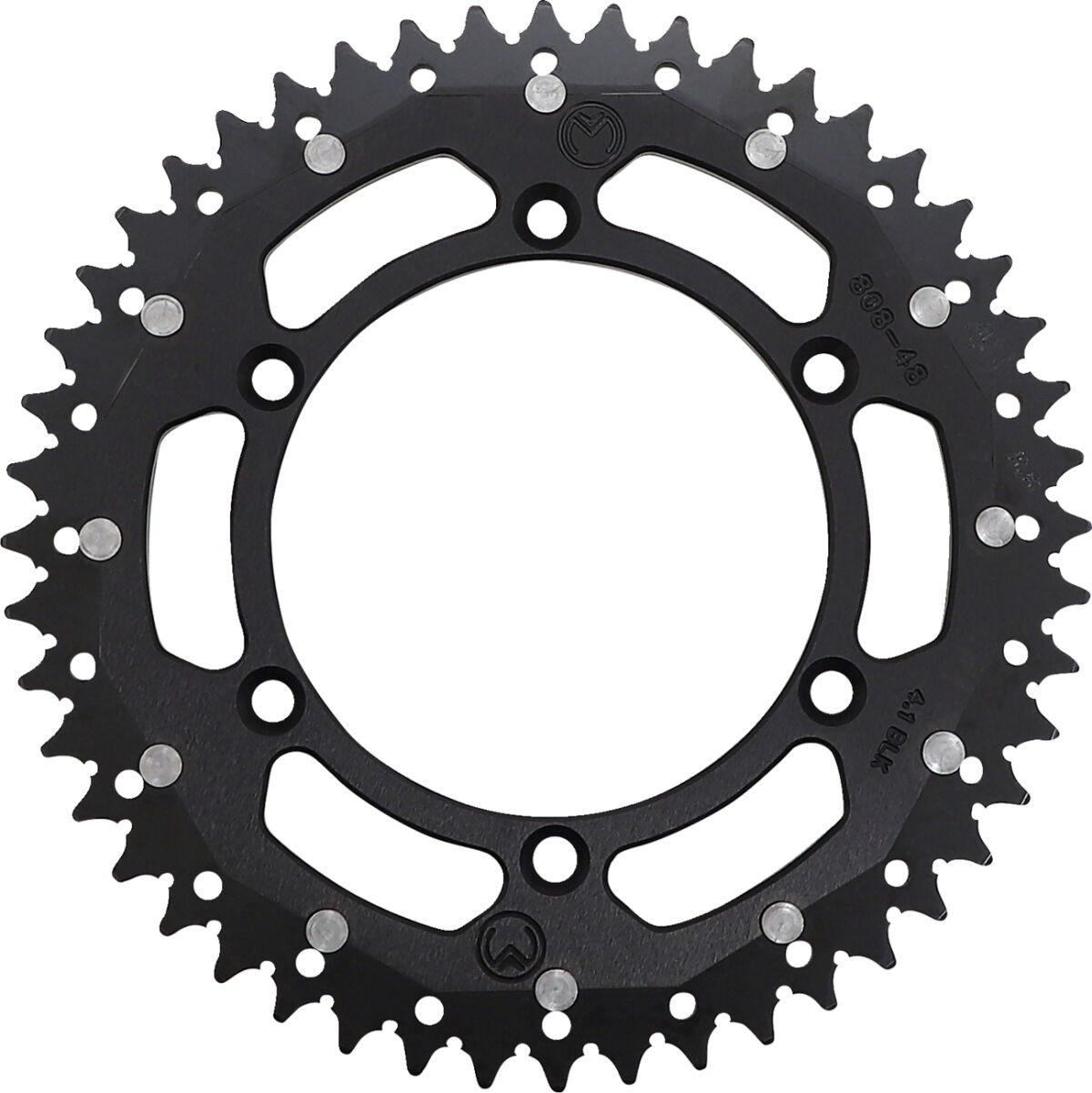 MOOSE Racing achtertandwiel staal zwart | Femon Parts