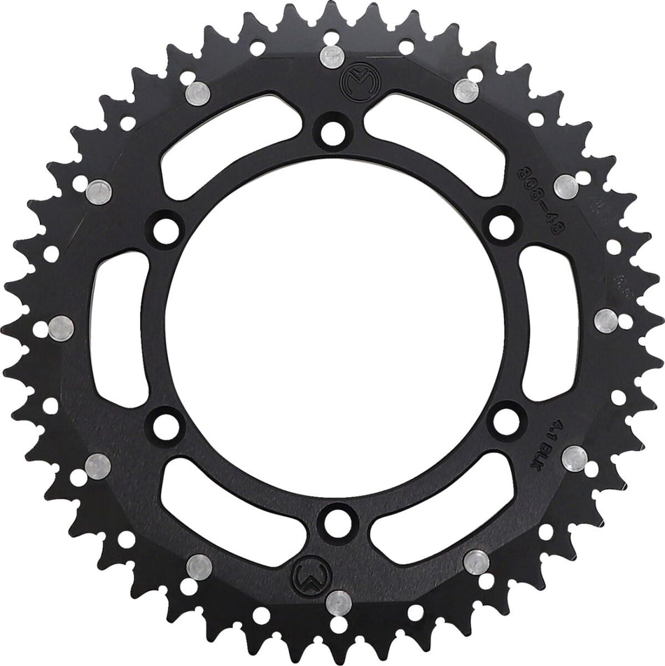 MOOSE Racing achtertandwiel staal zwart | Femon Parts