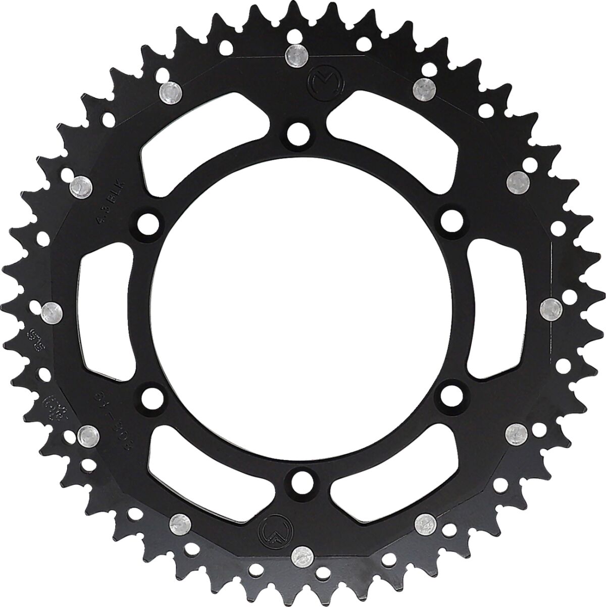 MOOSE Racing achtertandwiel staal zwart | Femon Parts