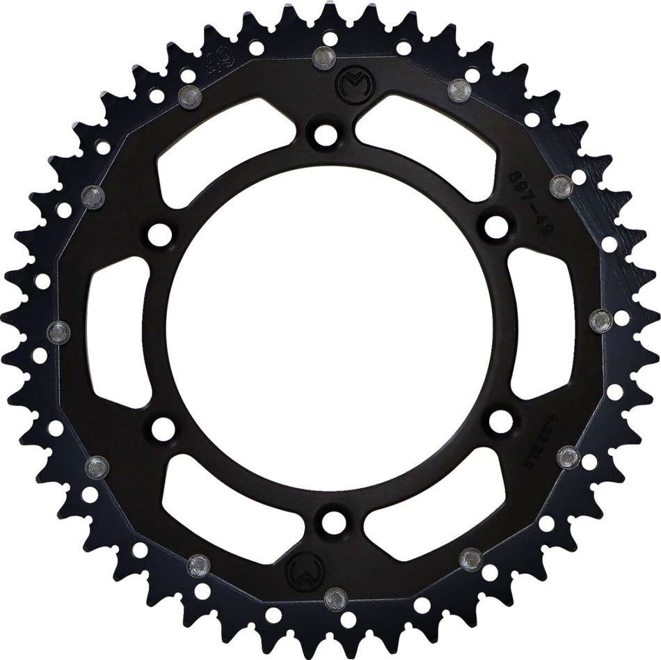 MOOSE Racing achtertandwiel staal zwart - Gasgas (1988-2026) | Femon Parts