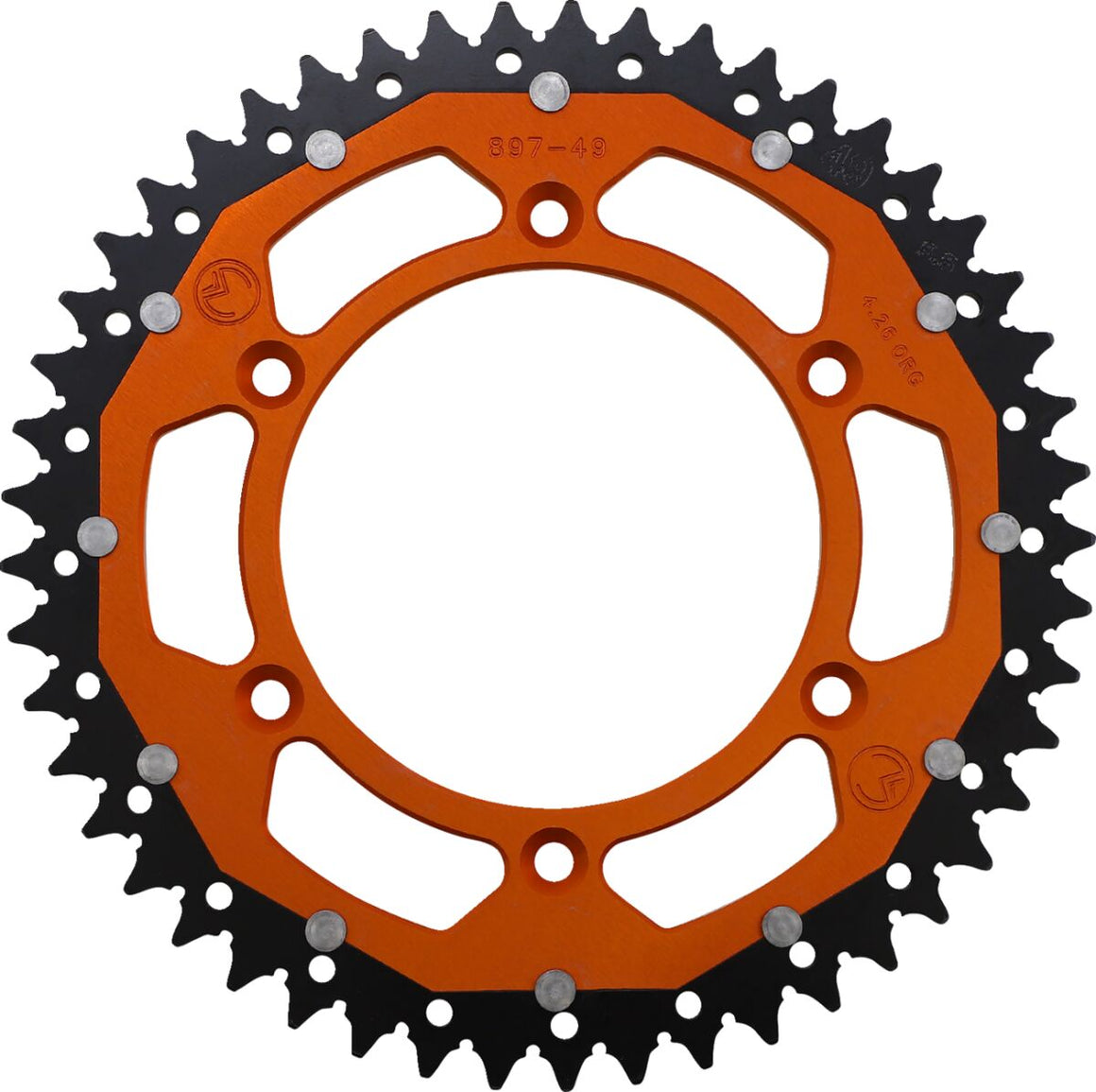 MOOSE Racing achtertandwiel staal oranje - Gasgas (1988-2023) | Femon Parts
