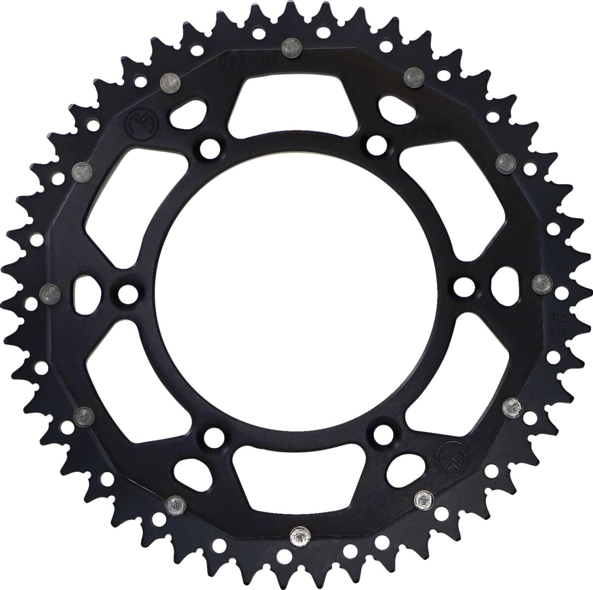 MOOSE Racing achtertandwiel staal zwart - Gasgas (1988-2026) | Femon Parts