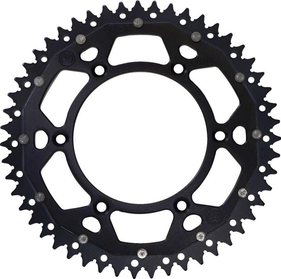 MOOSE Racing achtertandwiel staal zwart - Gasgas (1988-2026) | Femon Parts