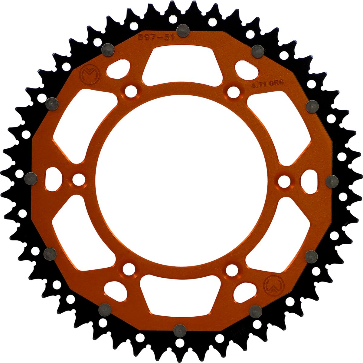 MOOSE Racing achtertandwiel staal oranje - Gasgas (1988-2023) | Femon Parts
