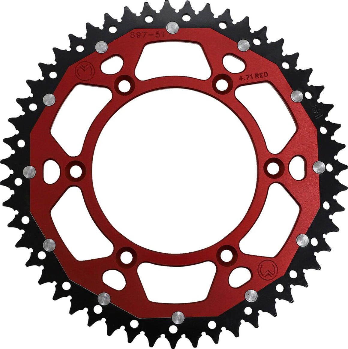 MOOSE Racing achtertandwiel staal rood - Gasgas (2021-2026) | Femon Parts