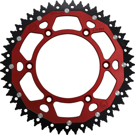 MOOSE Racing achtertandwiel staal rood - Gasgas (2021-2026) | Femon Parts