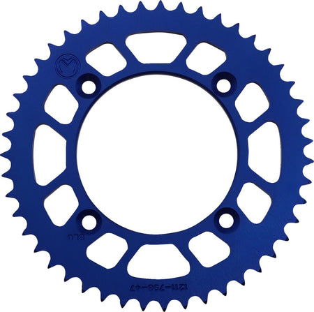 MOOSE Racing achtertandwiel aluminium blauw - Suzuki RM-85 (2002-2018) | Femon Parts