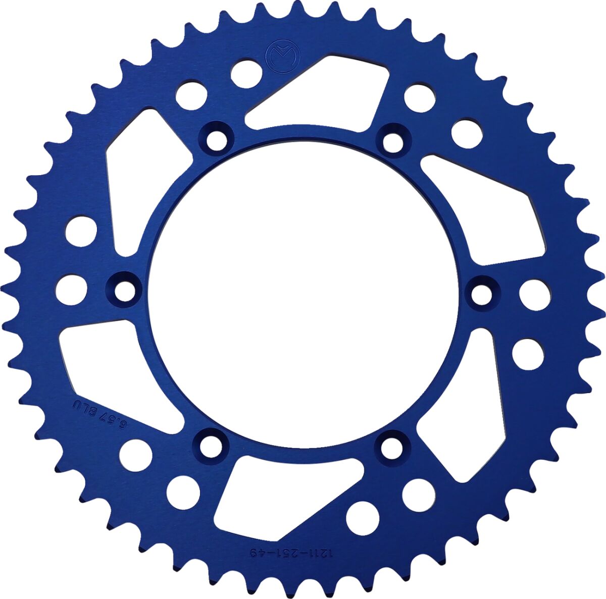 MOOSE Racing achtertandwiel aluminium blauw - Yamaha | Femon Parts