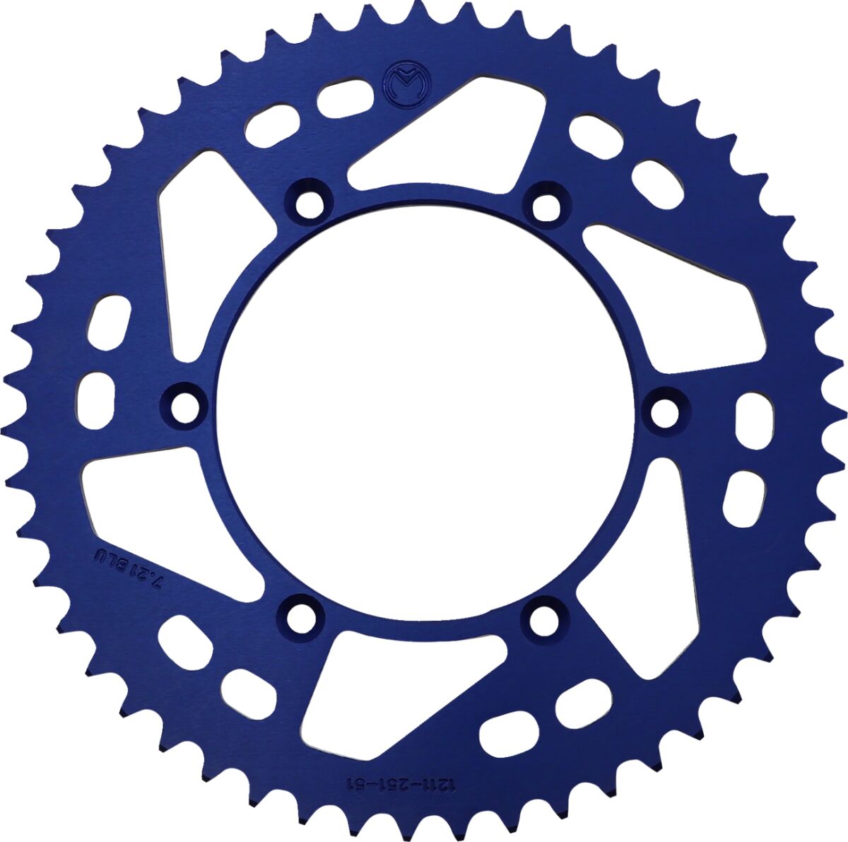 MOOSE Racing achtertandwiel aluminium blauw - Yamaha WR-250 F / WR-450 F e.a. (2000-2026) | Femon Parts