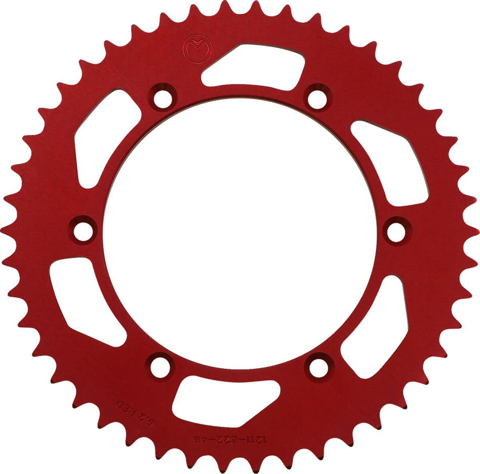 MOOSE Racing sprocket alu mse husqvarna 46t red rood - Beta (1990-2015) | Femon Parts