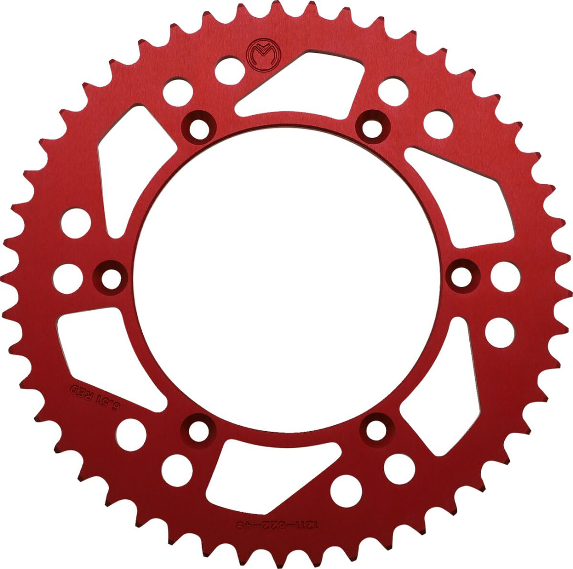 MOOSE Racing achtertandwiel aluminium rood - Suzuki DR-250 (1990-1993) | Femon Parts
