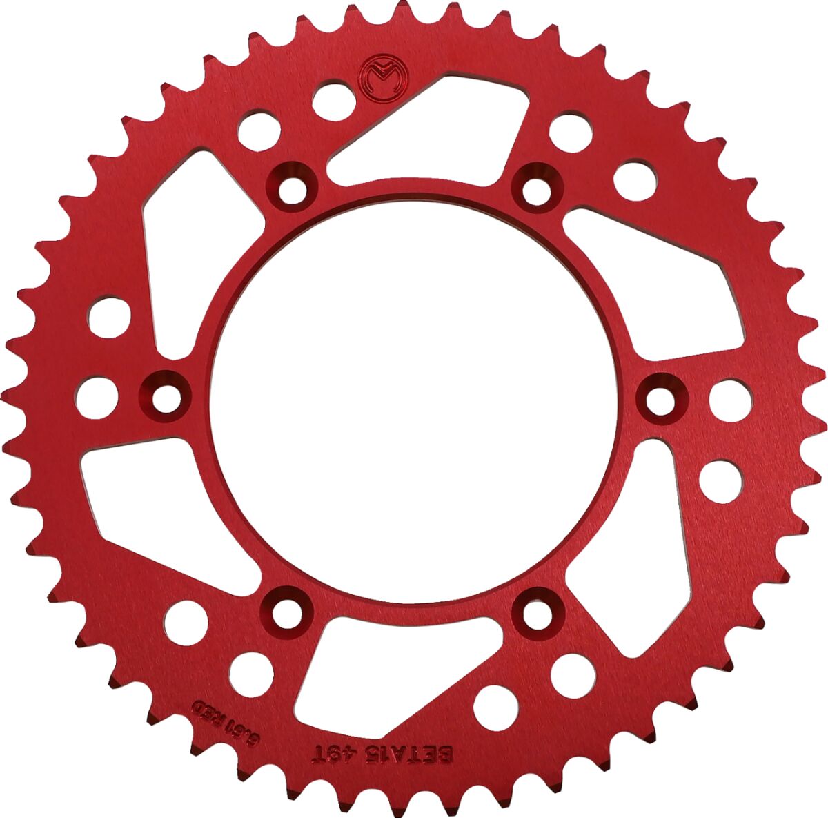 MOOSE Racing sprocket alu mse beta 49t red rood - Beta (2013-2018) | Femon Parts