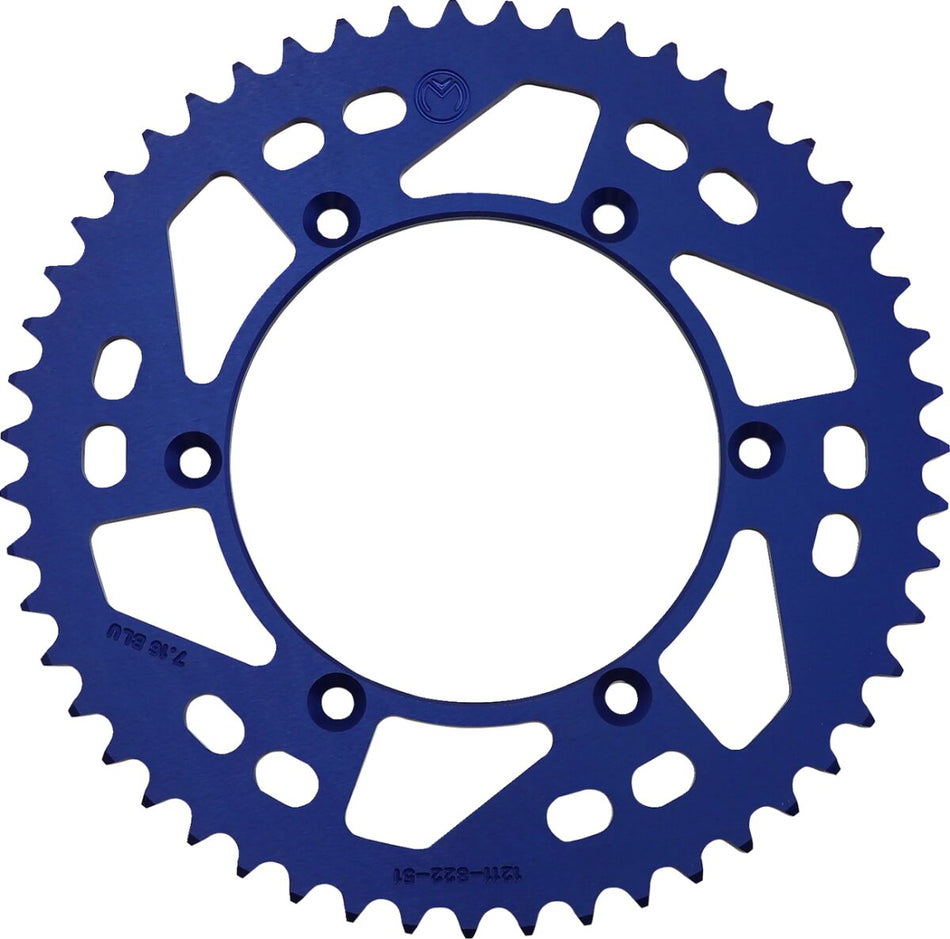 MOOSE Racing achtertandwiel aluminium blauw - Suzuki DR-250 (1990-1993) | Femon Parts