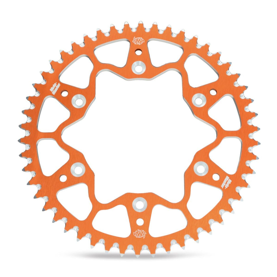 Moto-Master achtertandwiel aluminium oranje