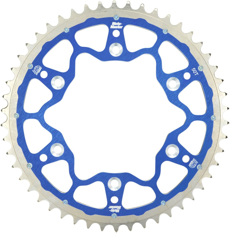 Moto-Master Fusion achtertandwiel aluminium blauw