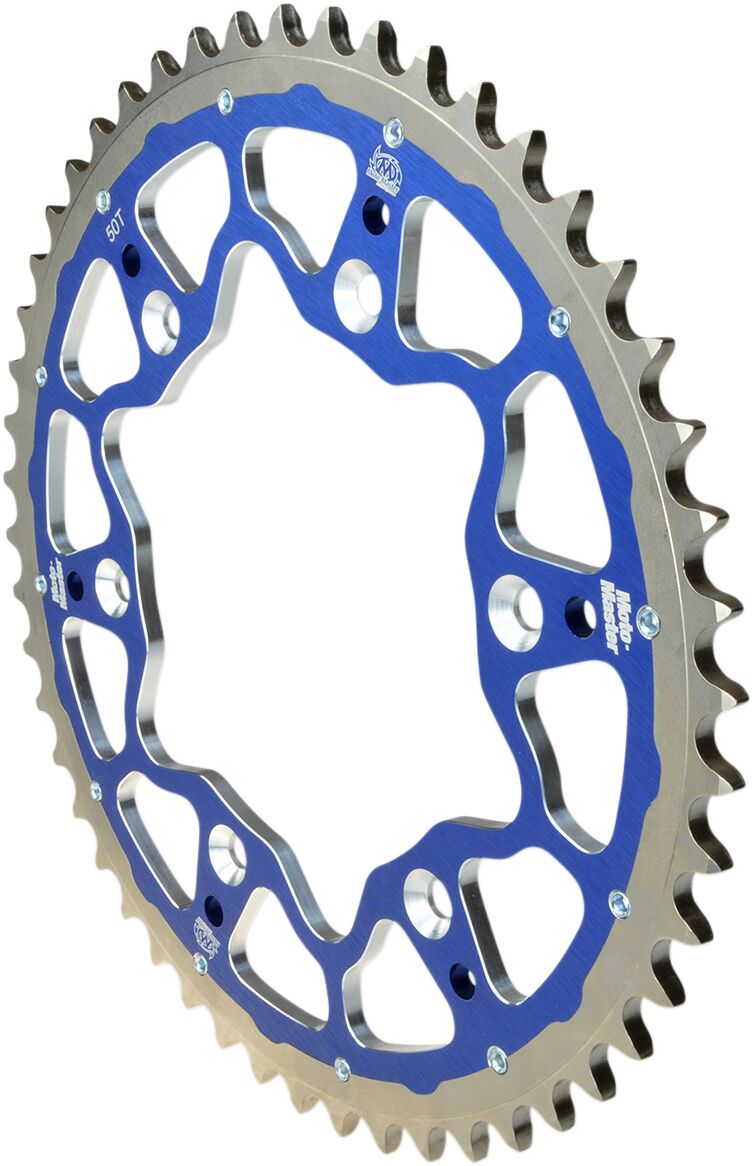 Moto-Master Fusion achtertandwiel aluminium blauw