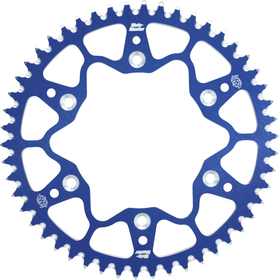 Moto-Master achtertandwiel aluminium blauw - Yamaha WR-250 F / WR-450 F e.a. (2000-2026)