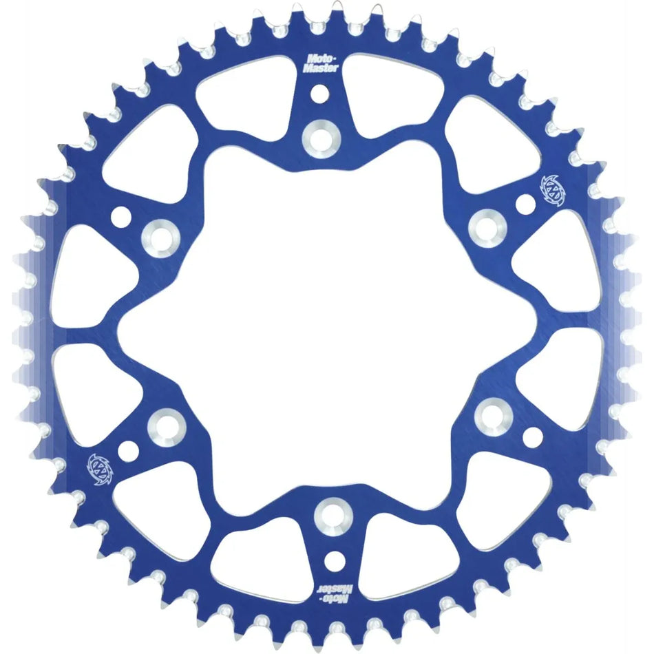 Moto-Master achtertandwiel aluminium blauw - Yamaha WR-250 F / WR-450 F e.a. (2000-2026)