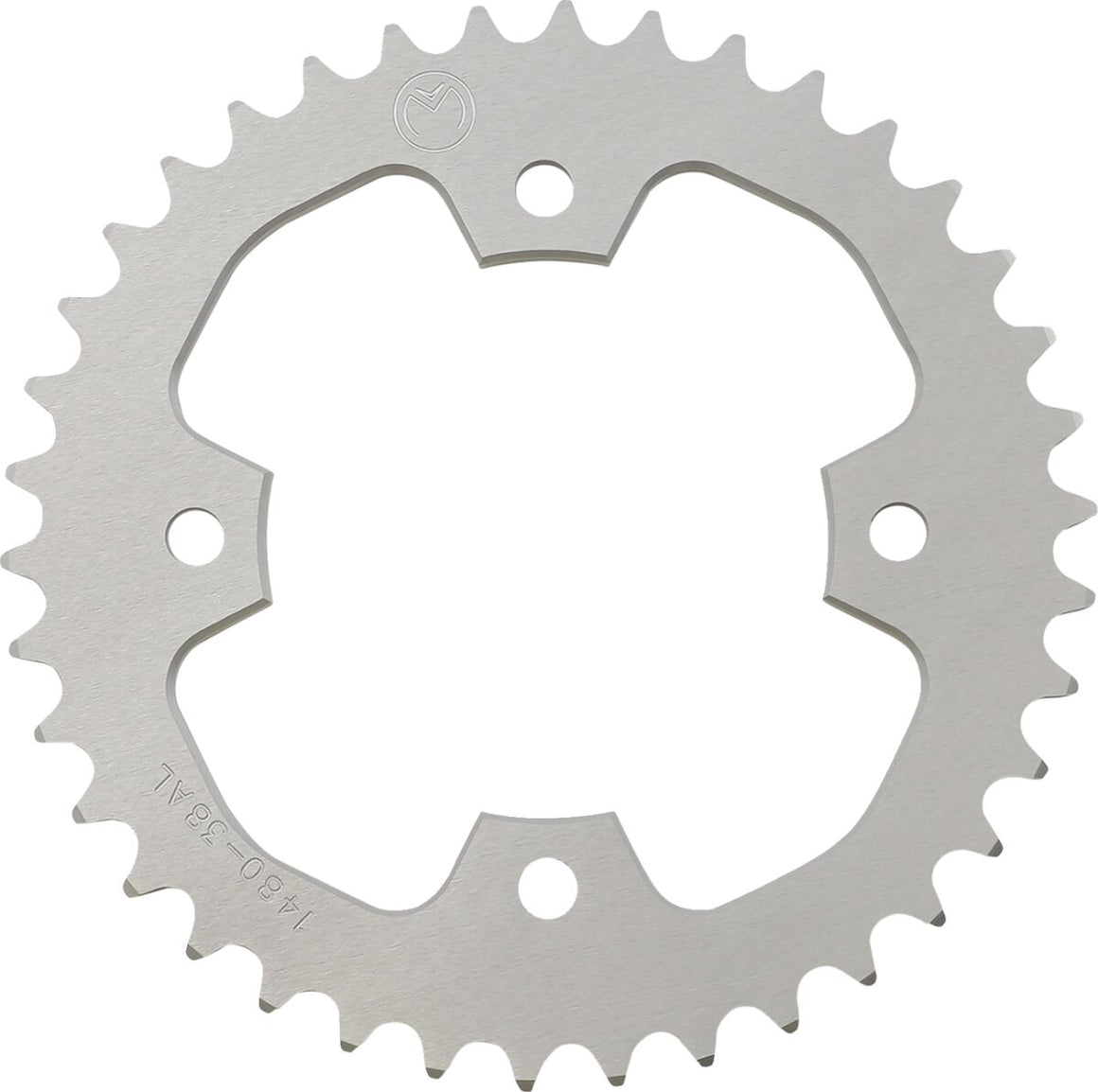 MOOSE Racing achtertandwiel aluminium zilver | Femon Parts