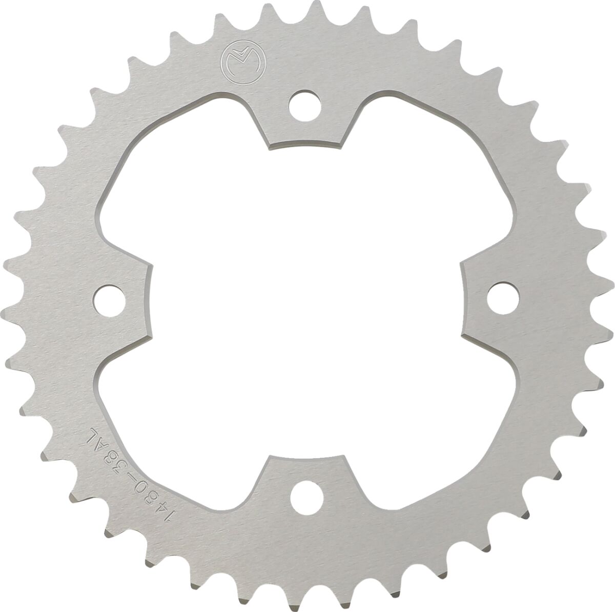 MOOSE Racing achtertandwiel aluminium zilver | Femon Parts