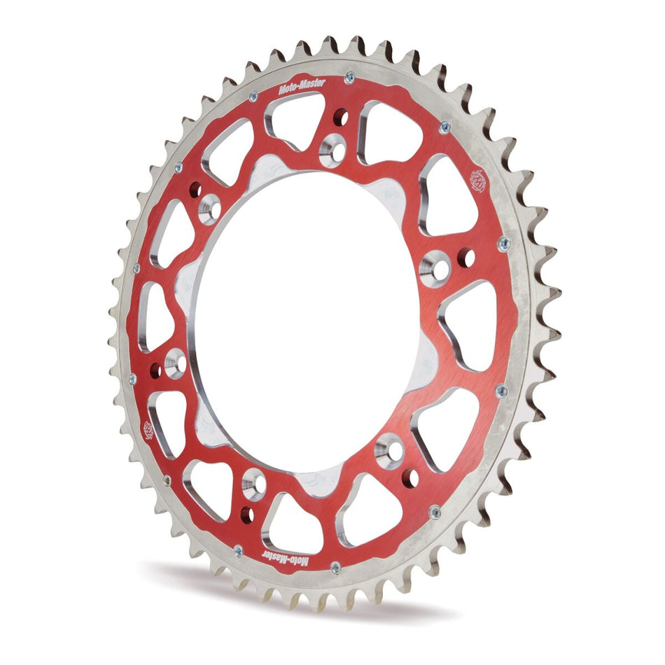 Moto-Master Fusion achtertandwiel aluminium rood