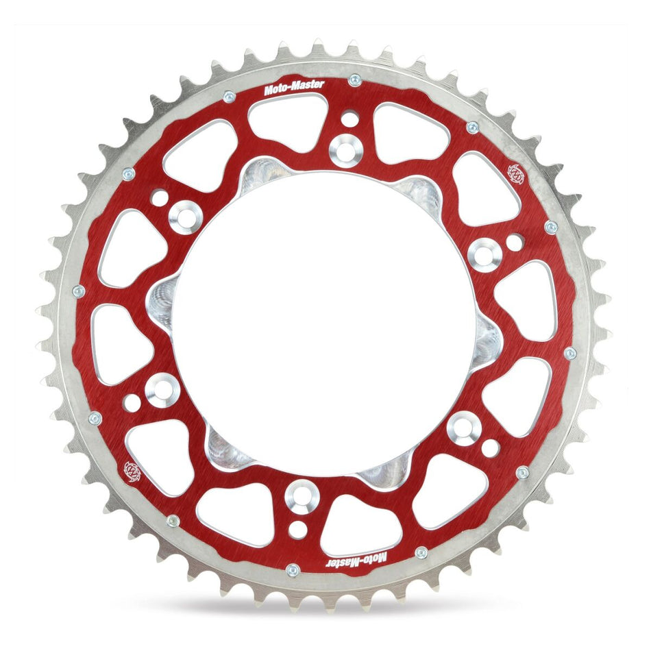 Moto-Master Fusion achtertandwiel aluminium rood